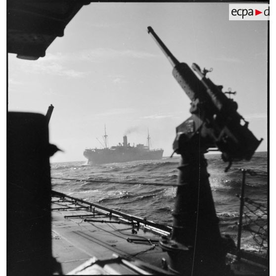Convoi maritime entre la France et l'Afrique française du Nord (AFN).