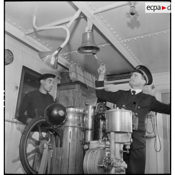 Exercice d'alerte à bord du paquebot Brazza.