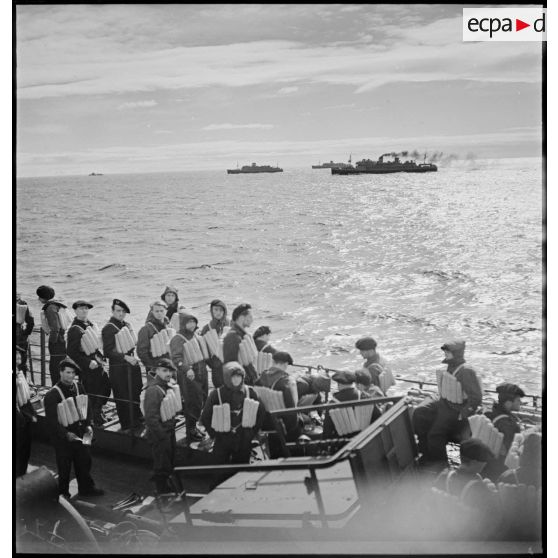 Convoi maritime à destination de la Norvège.