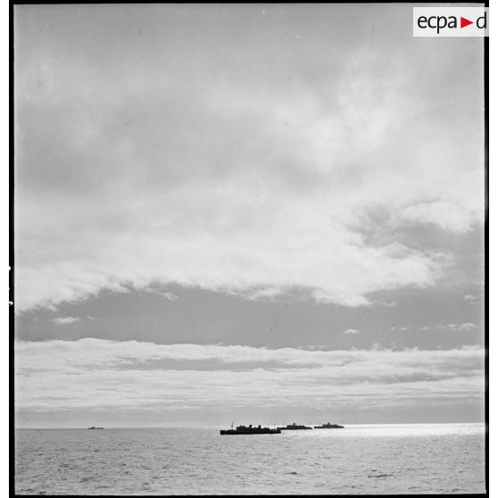 Convoi maritime à destination de la Norvège.