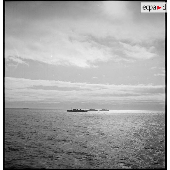 Convoi maritime à destination de la Norvège.