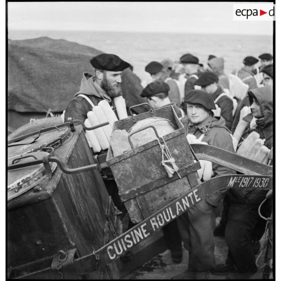 Traversée du paquebot/croiseur auxiliaire le Ville d'Oran vers l'Ecosse puis la Norvège.