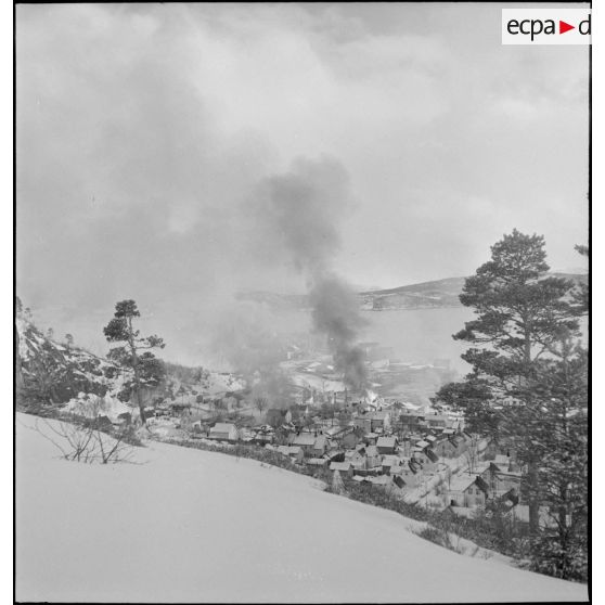 Incendies dans Namsos.