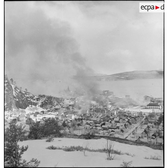 Incendies dans Namsos.