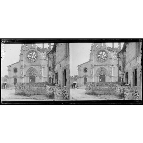 Bétheny (Marne) près de Reims : façade de l’église. [légende d’origine]