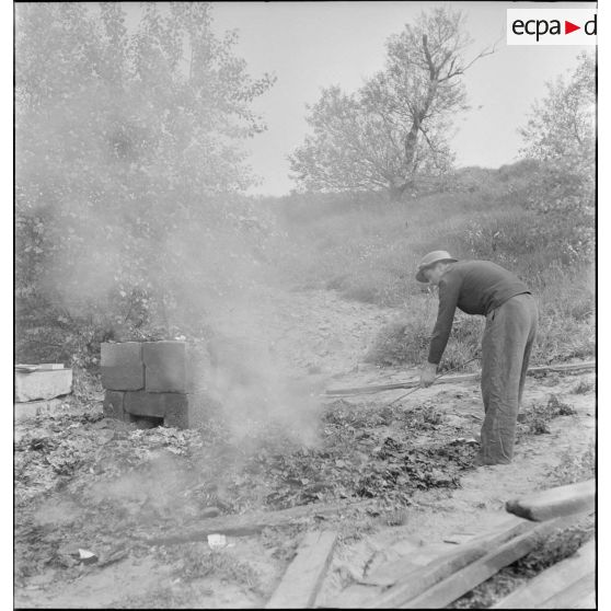 Marin français à Dunkerque.