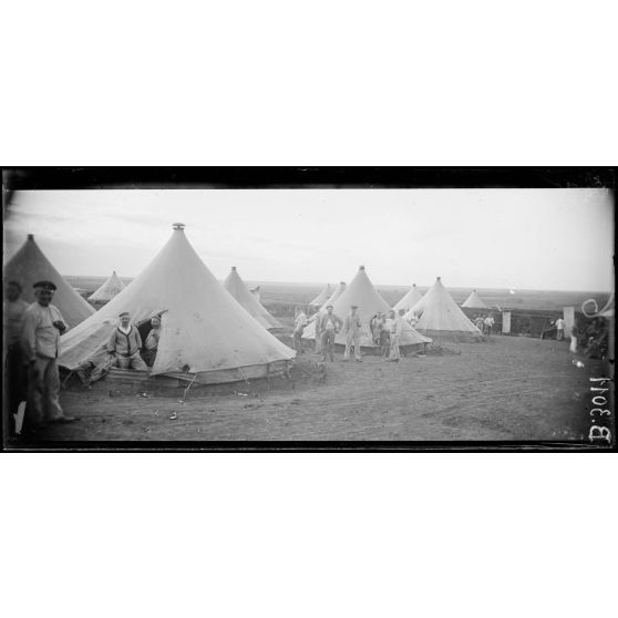 Dar Bel Amri, le camp des prisonniers allemands. [légende d’origine]