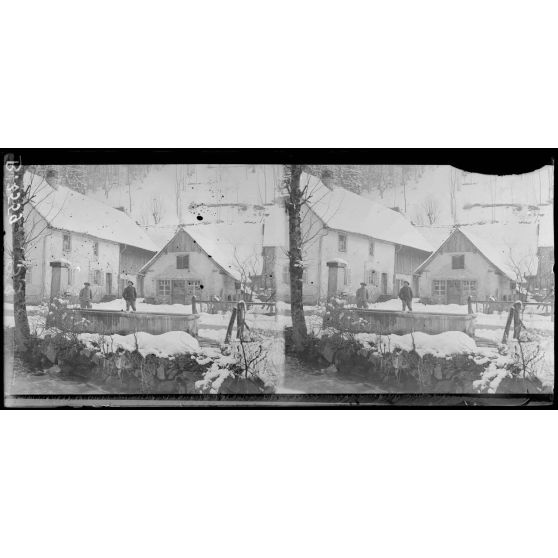 Wildenstein. Un coin du village. [légende d'origine]