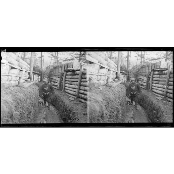 Devant Wattwiller en 1ère ligne en Alsace. [légende d’origine]