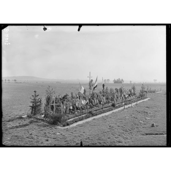 Villeroy (Seine-et-Marne), la grande tombe. [légende d’origine]