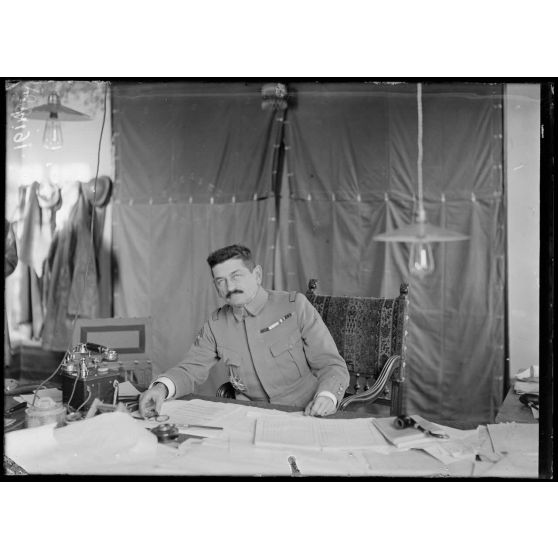 Regret (Meuse). Le général Mangin. [légende d'origine]