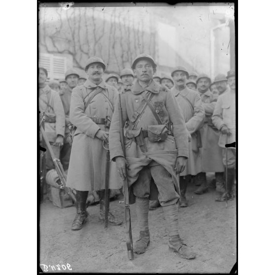 Regret (Meuse). Le soldat Lheureux, du 401e d'infanterie. [légende d'origine]