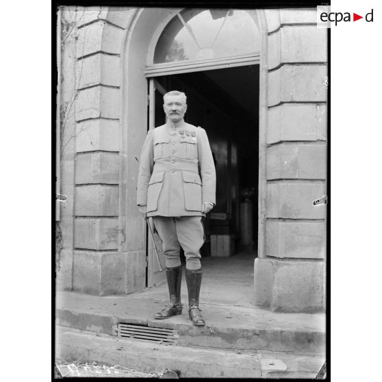 Verdun, le général Passaga commandant la 133e division. [légende d’origine]