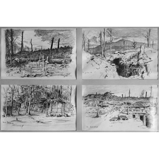 Paris, Salon des Armées, l’Harmannallerskopf par Bouroux. [légende d’origine]