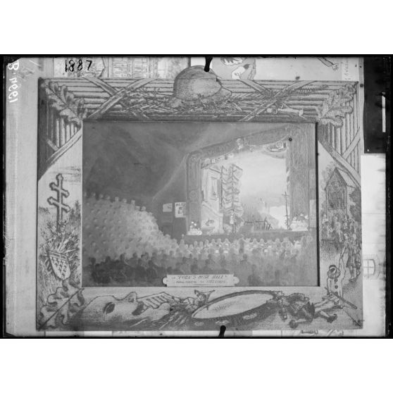 Paris, Salon des Armées, le Poilu’s Music Hall par Marcel Mullot. [légende d’origine]