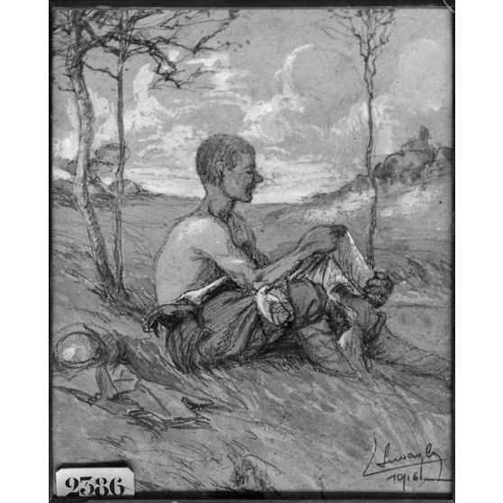 Le chercheur de poux par Seevagen. [légende d'origine]