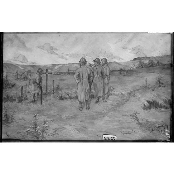 Paris, Salon des Armées, Pélerinage guerrier par Seevagen. [légende d’origine]