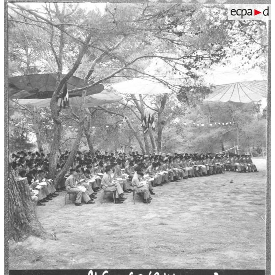 Koléa. Ecole militaire préparatoire nord-africaine (EMPNA). Distribution solennelle des prix.