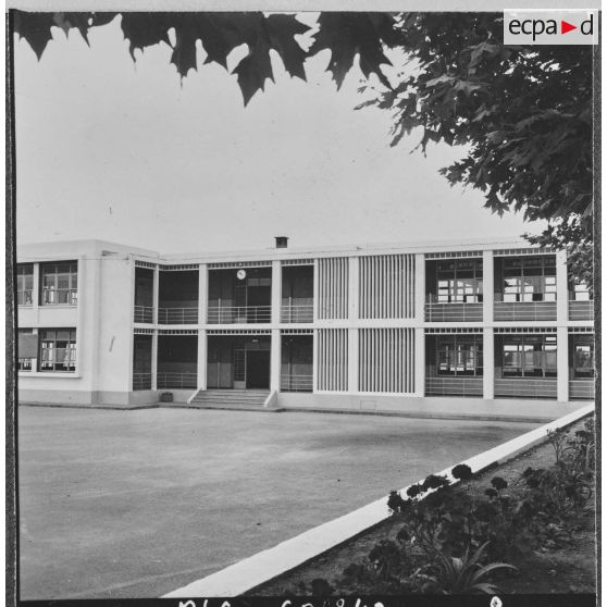 Koléa. Ecole militaire préparatoire nord-africaine (EMPNA). Bâtiment des cuisines et du réfectoire.