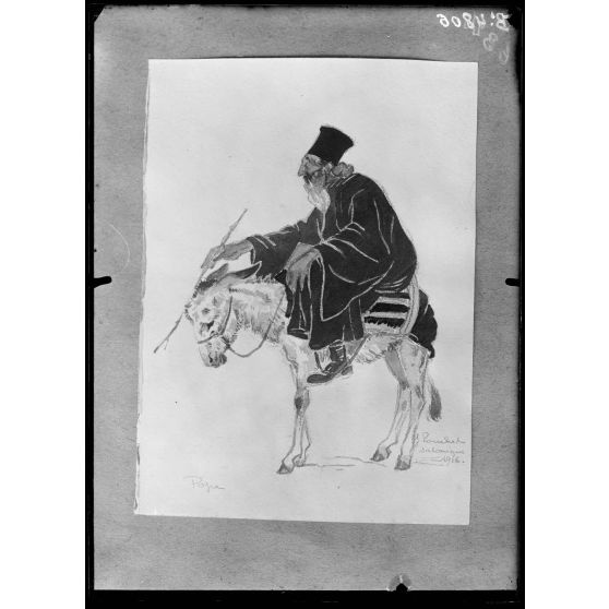 Paris, salon des Armées. Un pope à Salonique, de Touchet. [légende d'origine]