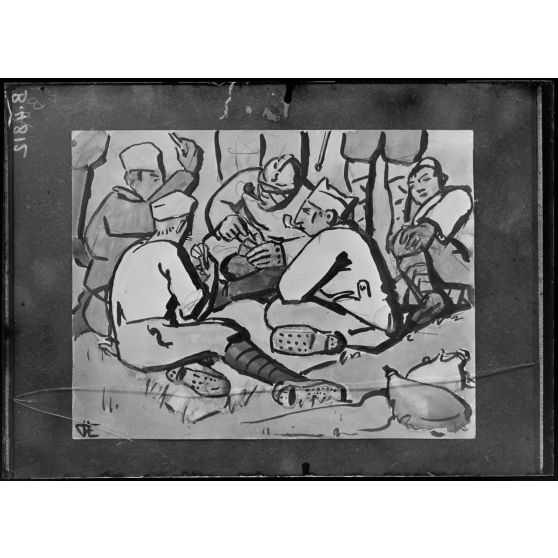 Paris, salon des Armées. La manille, de Samirault. [légende d'origine]