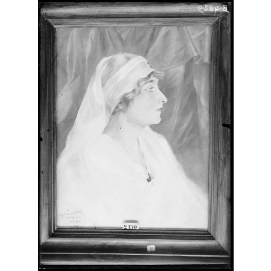 Paris, salon des Armées, portrait de mademoiselle de B. par Renimel. [légende d’origine]