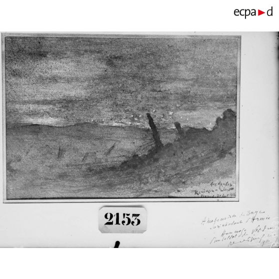 Paris, salon des Armées, Une attaque de nuit à Verdun par Renimel. [légende d’origine]