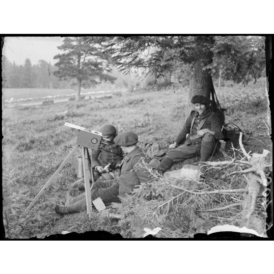 Gaschney : poste de télégraphie optique. [légende d’origine]