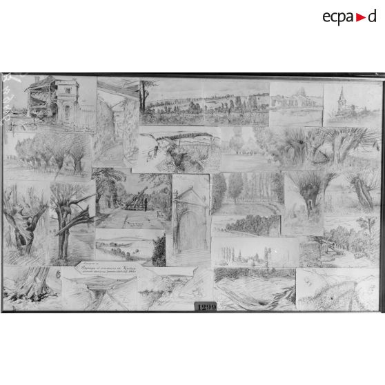 Paris, salon des Armées, panneaux exécutés par Jeannin. [légende d’origine]