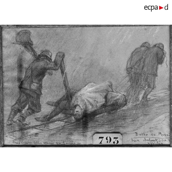 Paris, salon des Armées, Vision vécue, de Dubaut. [légende d’origine]