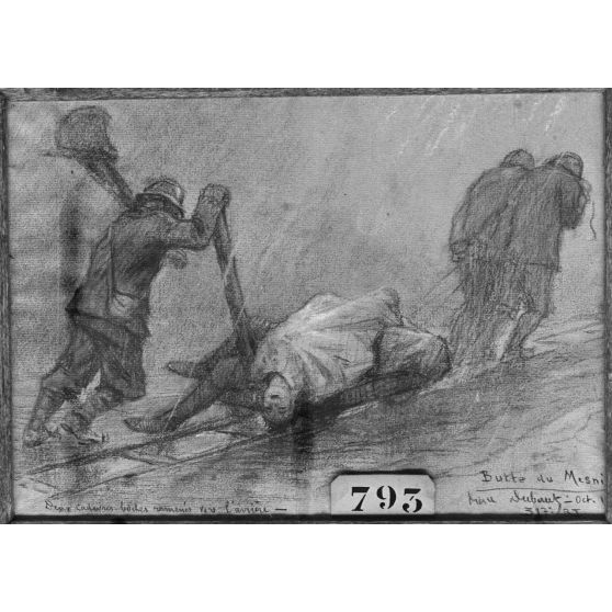 Paris, salon des Armées, Vision vécue, de Dubaut. [légende d’origine]