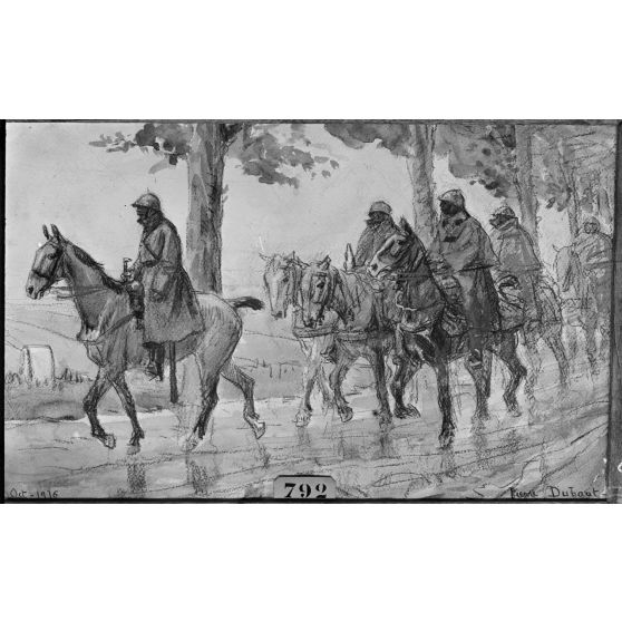 Paris, salon des Armées, Nos artilleurs, de Dubaut. [légende d’origine]