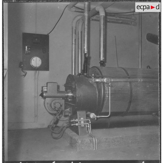 Travaux effectués par le génie à l'établissement régional du matériel (ERM) de Maison-Carrée.