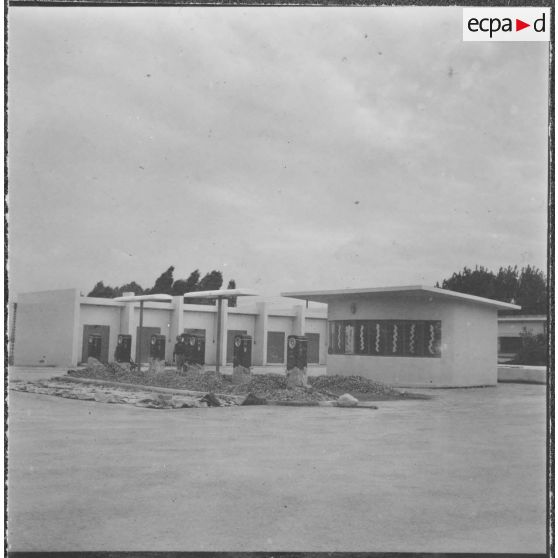 Travaux effectués par le génie à l'établissement régional du matériel (ERM) de Maison-Carrée.