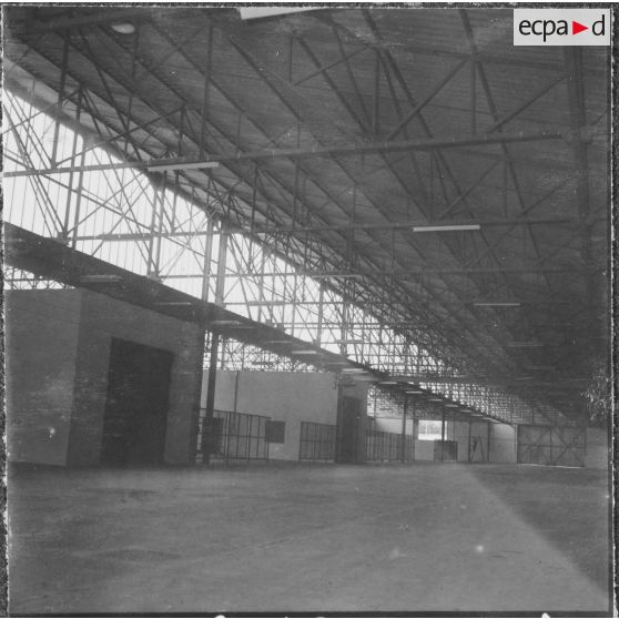 Travaux effectués par le génie à l'établissement régional du matériel (ERM) de Maison-Carrée.