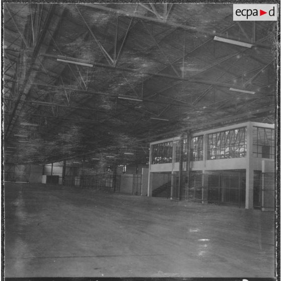 Travaux effectués par le génie à l'établissement régional du matériel (ERM) de Maison-Carrée.