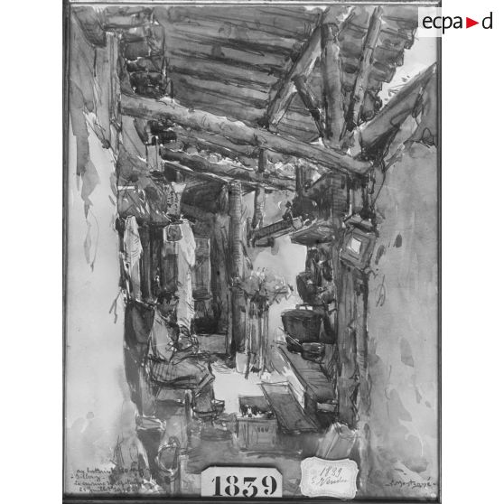 Paris, salon des Armées, La cuisine du capitaine, de Montagne. [légende d’origine]
