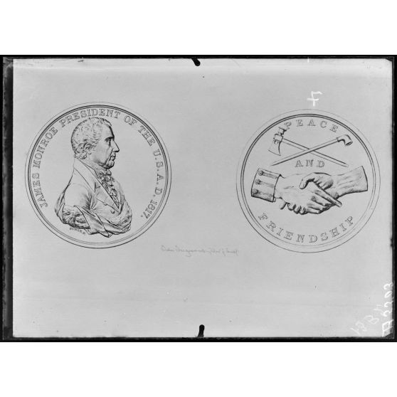 Paris, bibliothèque nationale. President James Monroe. [légende d'origine]