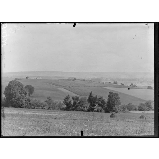 Mondement (Marne). Panorama pris de l'église, sur les marais Saint-Gond. [légende d'origine]