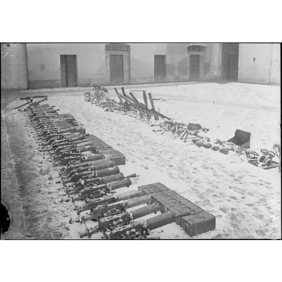Castelfranco. Trophées autrichiens. [légende d'origine]