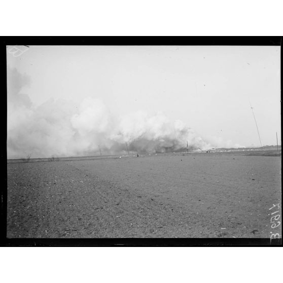 La Courneuve. Explosion. [légende d'origine]