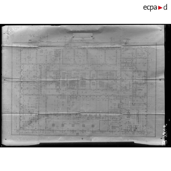 Paris. Plan de l'hôtel Majestic. 1er sous-sol. [légende d'origine]