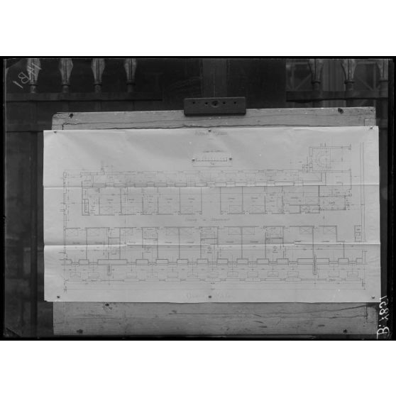 Paris. Plan de l'hôtel Majestic. Combles, partie centrale. [légende d'origine]