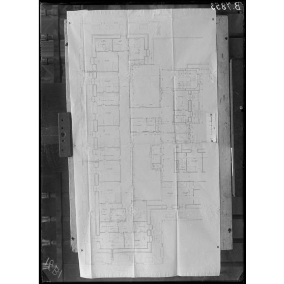 Paris. Plan de l'hôtel Majestic. Combles, partie de gauche. [légende d'origine]