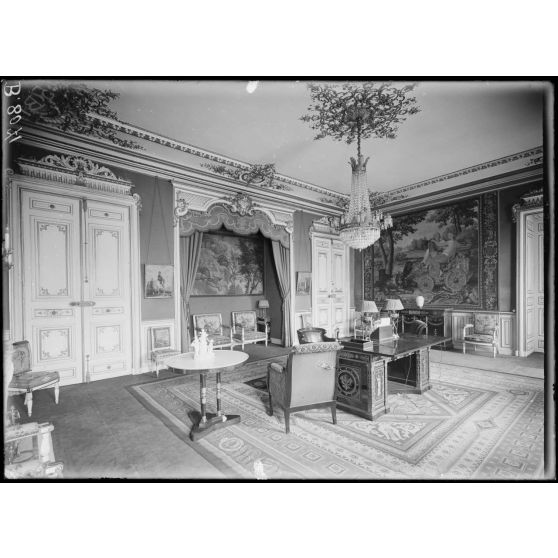 Paris. Ministère des Affaires étrangères. Chambre à coucher des Rois (1er étage). [légende d'origine]