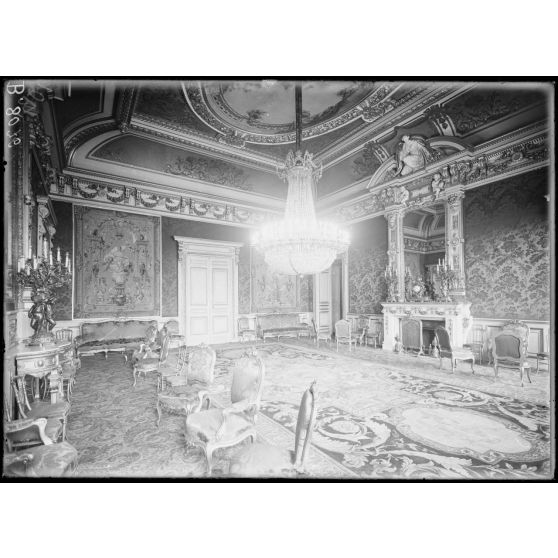 Paris. Ministère des Affaires étrangères. Salon de réception. [légende d'origine]