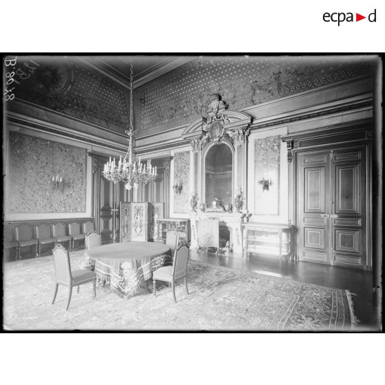 Paris. Ministère des Affaires étrangères. Salle à manger (1er étage). [légende d'origine]