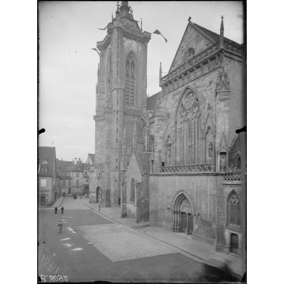 Colmar. Eglise St Martin, façade ouest. [légende d'origine]