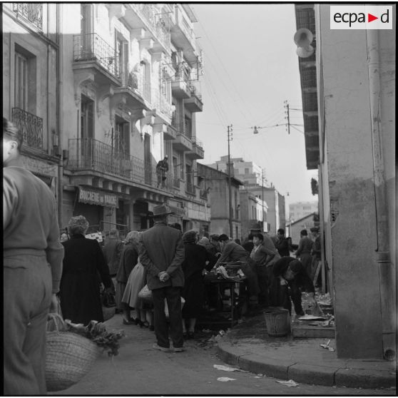 Vue d'une rue du quartier de Belcourt.