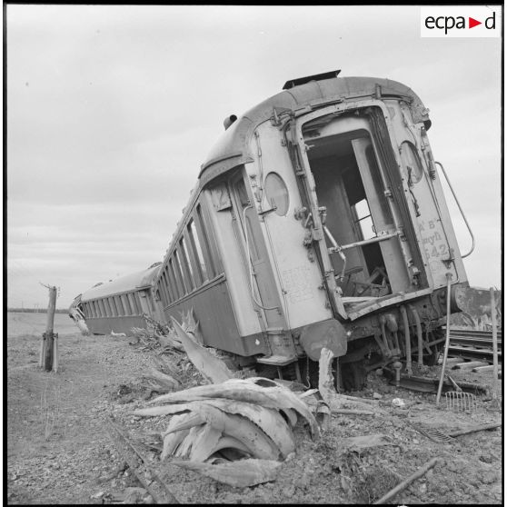 Déraillement du train Oran-Alger.